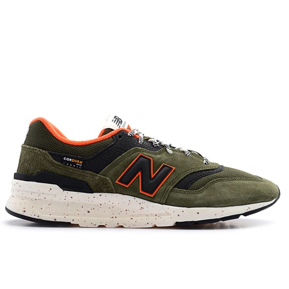 New Balance Other - New NEW BALANCE Mens Size 6.5 997H Cordura Olive Green / Orange Sneakers RARE